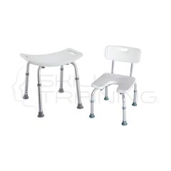 Silla (Banqueta) de Ducha c/ respaldo-rebaje
