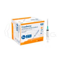 JERINGA DESECHABLE 5ML 21GX1 1/2 LL N