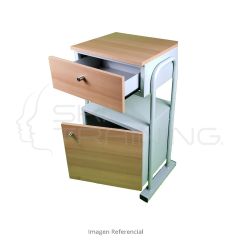 Velador SNS 1 Cajon AC Esmaltado 40x35x85cm