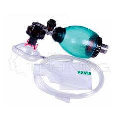 Resucitador PVC adulto manual con reservorio
