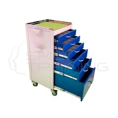 Carro Clinico Multipropósito Acero Termoesmaltado