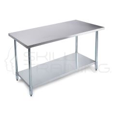 Meson Mural Acero Inoxidable AISI 304 c/ Ruedas 100x100x90CM