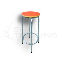 Piso 65cm de Formalita Naranja con Estructura Gris Mercurio