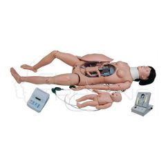 Simulador Bebe de parto con placenta