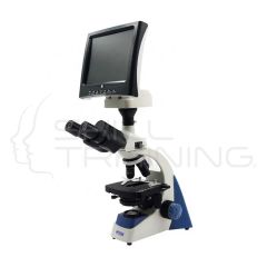 Microscopio Cabeza Trinocular Obj. Multi LED