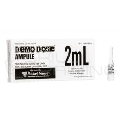 Demo Dose® 2 ML Clear Ampule (cajax10unid)