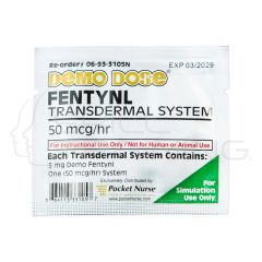 Demo Dose® Fentynl 50 mcg/hr Transdermal Patc