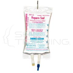 Demo Dose® Heparn Sod Premix 25,000 units/250