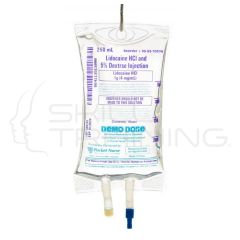 Demo Dose® Lidocain HCl D5 Premix250ML 1g/250