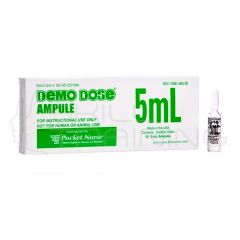 Demo Dose® 5mL Clear Ampule