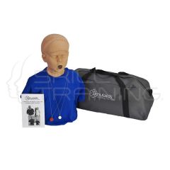 Adolescent choking with carry bag