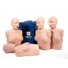 Torso Femenino Adulto RCP PRESTAN con Monitor de Ritmo de Compresión (Pack de 4)