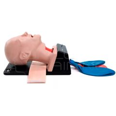 Entrenador de Cricotiroidotomía para Emergencias y Vías Aéreas