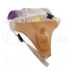 Órgano masculino genital urinario con correas