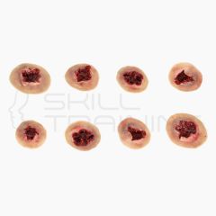 Heridas de Salida de Bala (8 uds) - Moulage
